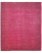 8x10 Chobi Pink Over Dye Afghan Hand Knotted Wool Area Rug