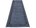 10 Ft Gray Over Dye Chobi Afghan Handmade Traditional Wool Runner Rug