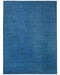 9x12 Ft Blue Over Dye Chobi Afghan Hand Knotted Wool Area Rug