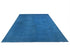9x12 Ft Blue Over Dye Chobi Afghan Hand Knotted Wool Area Rug