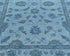 Gray 3x5 Chobi Over Dye Afghan Hand Knotted Floral High Low Wool Area Rug