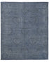 Gray 8x10 Ft Chobi Afghan Hand Knotted Over Dye Wool Area Rug