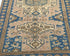 7 Ft Vintage Brown Persian Style Hand Knotted Low Pile Wool Runner Rug