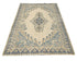 4x7 Vintage Beige Persian Style Hand Knotted Low Pile Wool Area Rug