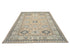 6x8 Ft Golden Brown Kazak Afghan Hand Knotted Geometric Wool Area Rug