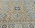 6x8 Ft Golden Brown Kazak Afghan Hand Knotted Geometric Wool Area Rug