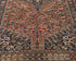 5x8 Vintage Terracotta Persian Style Hand Knotted Low Pile Wool Area Rug