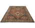 6x8 Vintage Rust Persian Style Hand Knotted Low Pile Wool Area Rug