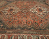 6x8 Vintage Rust Persian Style Hand Knotted Low Pile Wool Area Rug