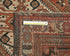 6x8 Vintage Rust Persian Style Hand Knotted Low Pile Wool Area Rug