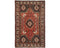 6x9 Vintage Rust Persian Style Hand Knotted Low Pile Wool Area Rug