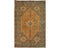 7x10 Vintage Orange Persian Style Hand Knotted Low Pile Wool Area Rug