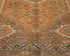 7x10 Vintage Orange Persian Style Hand Knotted Low Pile Wool Area Rug