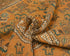 7x10 Vintage Orange Persian Style Hand Knotted Low Pile Wool Area Rug