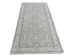 6 Ft Oushak Silver Gray Turkish Hand Knotted Traditional Soft Wool Runner Rug