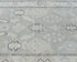 6 Ft Oushak Silver Gray Turkish Hand Knotted Traditional Soft Wool Runner Rug