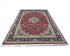 6x9 Red Oriental Persian Style Floral Hand Knotted Wool Area Rug