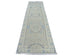 3x12 Ft Gray Oushak Turkish Hand Knotted Traditional Soft Wool Runners