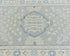 3x12 Ft Gray Oushak Turkish Hand Knotted Traditional Soft Wool Runners