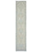 12 Ft Beige Blue Oushak Turkish Handmade Traditional Soft Wool Runner Rug