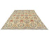 8x10 Zeigler Beige Afghan Hand Knotted Wool Area Rug
