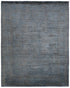 12x14 Chobi Gray Over Dye Afghan Handmade Floral Wool Area Rug