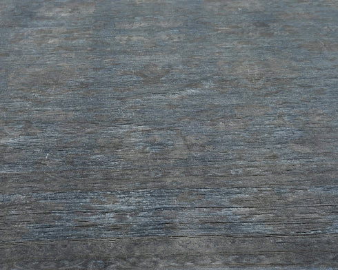 12x14 Chobi Gray Over Dye Afghan Handmade Floral Wool Area Rug