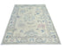 Beige 4x6 Ft Oushak Turkish Hand Knotted Traditional Veg Dye Wool Area Rug