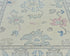 Beige 4x6 Ft Oushak Turkish Hand Knotted Traditional Veg Dye Wool Area Rug
