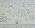 Beige 4x6 Ft Oushak Turkish Hand Knotted Traditional Veg Dye Wool Area Rug
