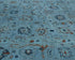 Gray 9x12 Ft Chobi Over Dye Afghan Hand Knotted Floral Wool Area Rug