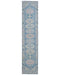12 Ft Blue Oushak Turkish Handmade Traditional Soft Wool Runner Rug