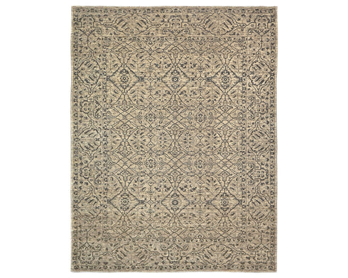 9x12 Zeigler Brown Afghan Hand Knotted Wool Area Rug
