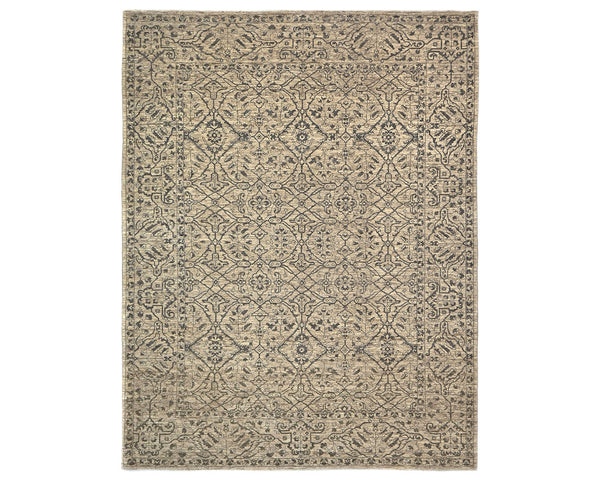 9x12 Zeigler Brown Afghan Hand Knotted Wool Area Rug