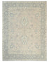 Muted Brown 9x12 Oushak Turkish Hand Knotted Traditional Soft Wool Area Rug
