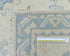 13 Ft Beige Blue Oushak Turkish Handwoven Traditional Soft Wool Runner Rug