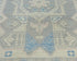 4x6 Oushak Gray Turkish Hand Knotted Geometric Organic Dye Wool Area Rug