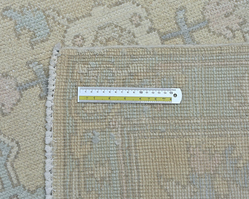 3x5 Ivory Oushak Turkish Hand Knotted Traditional Soft Wool Area Rug