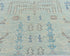 12 Ft Soft Blue Bakshaish Persian Style Afghan Hand Knotted Traditional Soft Wool Runner Rug