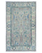 Alfombra tradicional turca Oushak de lana teñida con vegetales, color marrón, de 90 x 150 cm, hecha a mano