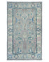 Alfombra tradicional turca Oushak de lana teñida con vegetales, color marrón, de 90 x 150 cm, hecha a mano