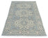 Gray 3x5 Oushak Turkish Hand Knotted Geometric Soft Wool Area Rug