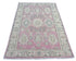 3x5 Soft Pink Oushak Turkish Hand Knotted Traditional Oragnic Dye Wool Rug
