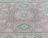 3x5 Soft Pink Oushak Turkish Hand Knotted Traditional Oragnic Dye Wool Rug