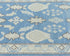 12 Feet Blue Oushak Turkish Hand Knotted Traditional Soft Wool Runner Rug
