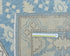 12 Feet Blue Oushak Turkish Hand Knotted Traditional Soft Wool Runner Rug