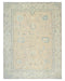 9x12 Soft Brown Oushak Turkish Handmade Traditional Soft Wool Area Rug