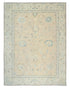 9x12 Soft Brown Oushak Turkish Handmade Traditional Soft Wool Area Rug