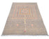 3x5 Gray Kuba Afghan Hand Knotted Wool Area Rug