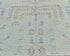 12 Ft Soft Blue Bakshaish Persian Style Afghan Handmade Traditional Soft Wool Runner Rug